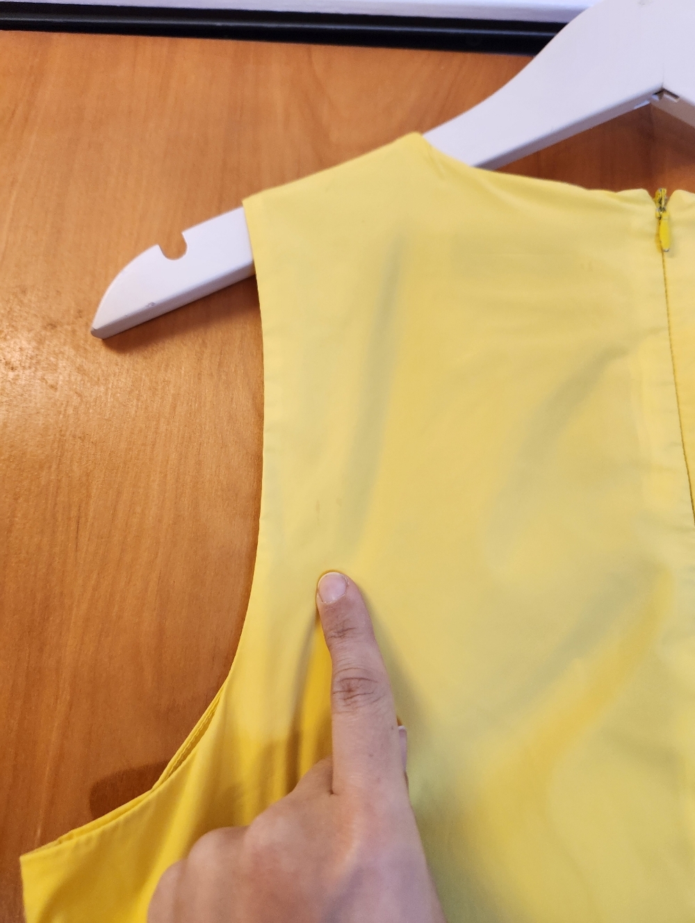 Toccin Women's Twist Front Dress in Yellow, Size 8, $445 - Picture 13 of 15